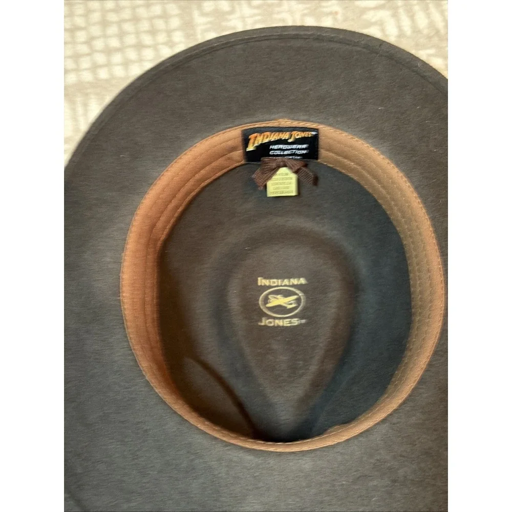 Indiana Jones 100% Wool Hat Dorfman Pacific Collection Size XL Brown